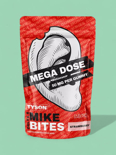 Tyson 2.0 Mike Bites Mega Dose Delta 8 Gummies